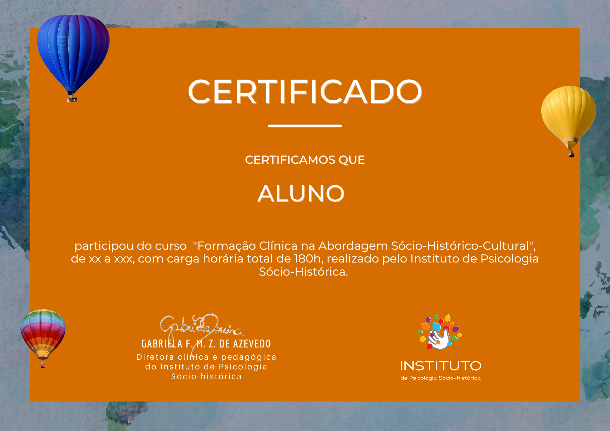 Modelo de certificado de conclusão